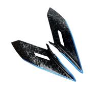 GRZPCJZM Compatible With CFMOTO 450 SR 450SRS 2022 2023 2024 450SR Winglet Side Downforce Naked Spoiler Fixed Fairing Wing Deflector Motorcycle Parts(ABS Carbon Color 09)