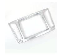 GRZPCJZM Compatible With Maserati Levante 2016 Interior Navigation Box Frame Cover Trim Accessories(Silver)