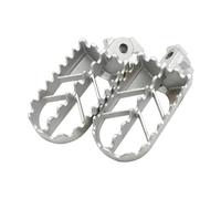 GRZPCJZM Compatible With Motorcycle Stainless Steel Footpegs Foot Rest Pegs Compatible With CRF100F CRF80 CRF70 CRF50 XR50R Motocross Dirt Bike Universal Parts