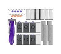 GRZPCJZM Compatible With Narwal Flow Vacuum Parts Main Roller Side Brush Large Capacity Bag Filter Mop Cloth Accessories(WHITE)