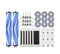 GRZPCJZM Compatible With T30 Pro Omni /T30 Max/YEEDI M12 Pro+ Accessories Main Side Brush Filter Mop Bag(SKY BLUE)