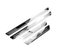 GRZZCYBF 4Pcs Car Door Sill Trim for Citroen C4 Grand SpaceTourer 2018-2023,Stainless Steel Car Door Entry Guard Kick Plate Threshold Protector Doorstep Scuff Accessories