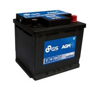 GS AGM012 12V 50Ah 520 CCA AGM Start Stop Car, Truck & Van Battery