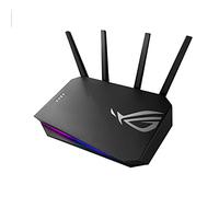 GS-AX3000 dual-band WiFi 6 gaming router, PS5 compatible, Mobile Game Mode, VPN Fusion, Instant Guard, Gear Accelerator, Gaming Port, Adaptive QoS, port forwarding, ASUS Aura RGB