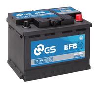 GS EFB027 12V 65Ah 600 CCA EFB Start Stop Car, Truck & Van Battery