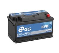 GS EFB110 12V 75Ah 730 CCA EFB Start Stop Car, Truck & Van Battery | Maintenance-Free EFB Technology, 270,000 Engine Starts, 20.1 kg, 315 x 175 x 175 mm, Integrated Carrying Handle