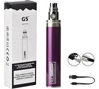 GS EGO II Prime 2200mAh E-Cigarette Vape Battery with Micro USB Charger 510 E-Shisha No Nicotine Purple
