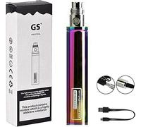 GS EGO II Prime 2200mAh E-Cigarette Vape Battery with Micro USB Charger 510 E-Shisha No Nicotine - Rainbow