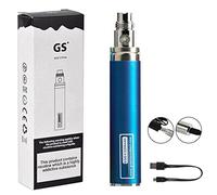 GS EGO II Prime battery 2200mAh E-Cigarette Vape Battery with Micro USB Charger 510 E-Shisha No Nicotine - Blue