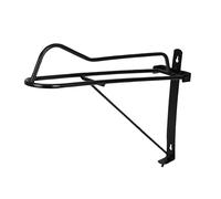 GS Equestrian & Country Collapsible Wall Mount Saddle Rack - Foldable Metal Saddle Holder for Tack Room & Stable Storage