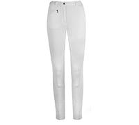 GS Equestrian Kerry 1-Tone Jodhpurs GSE001 Women's Girl's Various Sizes Zip Pocket Medium Weight Material (White, 10)