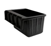 GS Equestrian Rubber Hook Over Manger, 16L Capacity, 24 x 24 x 40 cm, Black