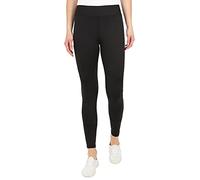 GS Equestrian Silicone Knee Riding Tights With Phone Pocket (Black, UK 8)
