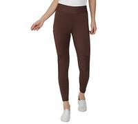 GS Equestrian Silicone Knee Riding Tights With Phone Pocket (Brown, 8)