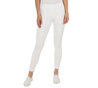 GS Equestrian Womens Silicone Horse Riding Tights (8, White)