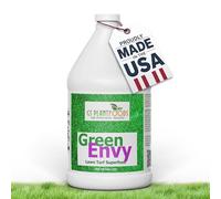 GS Plant Foods Green Envy Liquid Lawn Feed (3.8L), Concentrate Plant Food with Humic and Fulvic Acid for Any Grass Type, Ideal Humic Acid Fertilizer for Lawn Care & a Healthy Turf