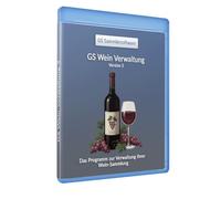 GS Weinverwaltung 3 - Software für Weinsammler, Version 3, Datenverwaltung mit Import- und Exportfunktion, für Windows 10/11