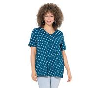 gs1 data protected company 4069787000005 Women's Fältchenshirt mit Minimal Print Shirt, Petrol, 32 UK/34 UK