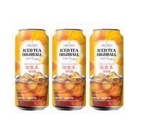 GS25 Real Fruit Iced Tea Highball with Mango 500ml - 4.5% Alc./Vol, Refreshing Ready-to-Drink Cocktail, Perfect for Parties & On-the-Go (Pack of 3)