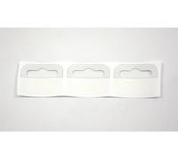 GSA - Flexible Euro Hooks Hang Tabs 44mm x 36mm Roll | Plastic Sticky Tabs for Euro Hooks & Retail Display | Strong Adhesive Hanging Tabs