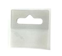 GSA - Flexible Euro Hooks Hang Tabs 50mm x 50mm Roll | Plastic Sticky Tabs for Euro Hooks & Retail Display | Strong Adhesive Hanging Tabs Made in The UK (250)