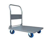 GSACLKES Carts,Heavyduty Steel Platform Trolley with Wheels Foldable Hand Cart for Storage & Movingt Rollitrailer High Load Capacity Ideal for Warehouses & Airports/Color/5In(TPR)