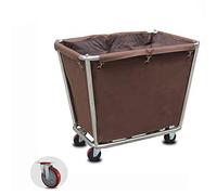 GSACLKES Carts,Mobile Hand Cart for Storage Kitchen Trolley Large Rollilaundry Cart with 5Inch Wheels Hotel Room Service Laundry Utility Cart Blue 90 X 65 X 82 cm/Blue/90 * 65 * 82Cm