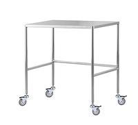 GSACLKES Carts,Stainless Steel Utility Cart with 360° Silent Wheels & Lockable Drawer - Rollilaboratory Trolley for Home Use Standard Size 90 * 48 * 85 cm