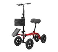 GSACLKES Carts,Walkiaid Trolley for Ankle Fracture - Crutch Alternative for Adults - Lightweight and Portable/Red