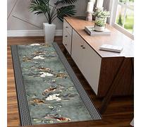 GSACLKES Lohallway Rugs Carpet,Cuttable Area Rugs,Floral Pattern Bordered Non-Slip Touch Soft Washable for Entryway Office Kitchens/A/1.4 X 1M/a/0.8 * 8M