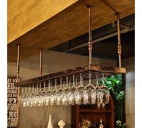 GSACLKES Metal Wine Glass Rack - Bar Float Wine - Hangigoblet Rack - Hangiwine Bottle Rack - Wine Storage Rack - Iron Art - Adjustableboom Dfvv,180 * 35Cm/a/150 * 35Cm