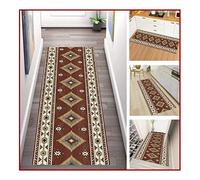 GSACLKES Runner Rug Hall Carpet, Indoor Area Rugs,Thin Low Pile 0.6Cm Floor Protector Dirt Trapper Washable for Liviroom, Bedroom Child Room Pads/A/0.8 X 6M/a/1.4 * 4M