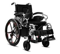 GSACLKES Wheelchairs,Lightweight Dual Function Foldable Power Wheelchair (Li-Ion Battery), Drive with Power or Use As Manual Wheelchair