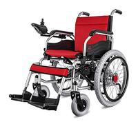 GSACLKES Wheelchairs,Lightweight Dual Function Foldable Power Wheelchair (with 20A Lithium Battery), Drive with Power or Use As Manual Wheelchair