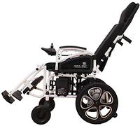 GSACLKES Wheelchairs,Lightweight Foldiwheelchair, Deluxe Fold Foldable Power Compact Mobility Aid Wheel Chair, Longest Drivirange Power Wheelchair