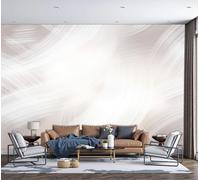 GSAEIMCT 3D Wall Mural 300X210Cm Silk Wallpaper Lines Curves Abstract Modern Photo Picture Wall Covering Murals Home Decorations for Bedrooms Living Room Posters