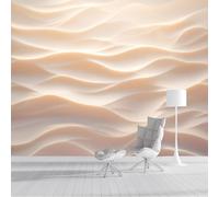 GSAEIMCT Desert Dunes Beige Background Theme Photo Wallpaper,250X170Cm Silk Wall Mural,Abstract Nature Style Bedroom Living Room Decoration Poster