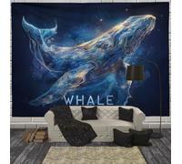 GSAEIMCT Dreamy Animal Illustrations Tapestry Wall Hanging 150L X 100W Cm