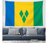 GSAEIMCT Flag Of St. Vincent Tapestry, Lightweight Wall Decor For Home Renovations And Wall Coverage, 230 X 150 Cm