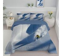 GSAEIMCT Landscape Sports Down Comforter Set Twin Size,