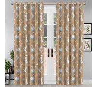 GSAEIMCT Rabbit Swan Eyelet Curtains, Forest Animals Blackout Curtains, Thermal Insulated Off White Curtain For Bedroom Windows Home Decoration, W 66" X L 72"