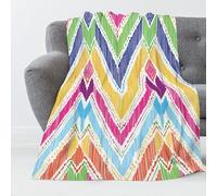 GSAEIMCT Rainbow Stripes Decor Throw Blankets For Couch Sofa Abstract Illustration Soft Lightweight Flannel Fleece Blanket For Dorm Bedroom And Living Room,Baby 50"X60"(130X150Cm)