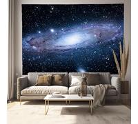 GSAEIMCT Silver Elliptical Galaxy Deep Space Tapestry 230L X 150W Cm Tapestry Room Decor Uv Reactive Hippie Wall Posters For Bedroom, Mandala