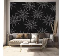 GSAEIMCT Simple Spider Web Tapestry Wall Hanging, Black Tapestry Gothic Art Design, Wall Decoration Ceiling For Bedroom Dorm 100L X 75W Cm