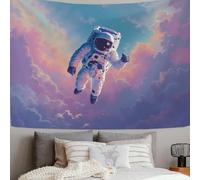 GSAEIMCT Tapestry 200L X 150W Cm, Yunhai Astronaut Tablecloths Tapestry Wall Hanging For Bedroom,Soft Fabric Backdrop, Illustrated Characters Wall Decor For Bedroom Living Room Dorm