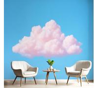 GSAEIMCT Wall Murals 450X300Cm, Clouds in The Sky Pattern Wall Fabric, Minimalist Landscape Large Photo Wallpaper for Living Room Bedroom Bathroom Office Dining Room Kid's Room Home Decor