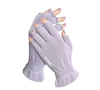 GSAFEME Anti UV Gloves for Nail Lamp, Professional UPF50+ UV Protection, Cotton, Fingerless, Small/Medium, Dry Skin