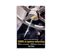 GSARUWEHRH 2001 A Space Odyssey Poster Wall Art Canvas Cover Vintage Aesthetic Poster Decorative Painting for Living Room Bed Room 08x12inch(20x30cm) Unframe-style
