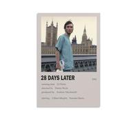 GSARUWEHRH 28 Days Later Poster Wall Art Canvas Cover Vintage Aesthetic Poster Decorative Painting for Living Room Bed Room 20x30inch(50x75cm) Unframe-style