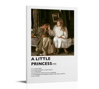 GSARUWEHRH A Little Princess Poster Wall Art Canvas Cover Vintage Aesthetic Poster Decorative Painting for Living Room Bed Room 08x12inch(20x30cm) Frame-style